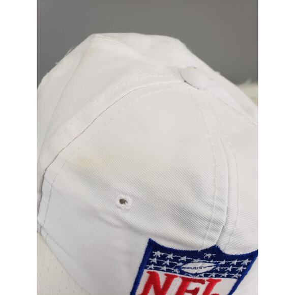 VTG NFL Logo Shield Umpire white snapback hat cap 90s Sports Specialties Twill - Picture 5 of 10
